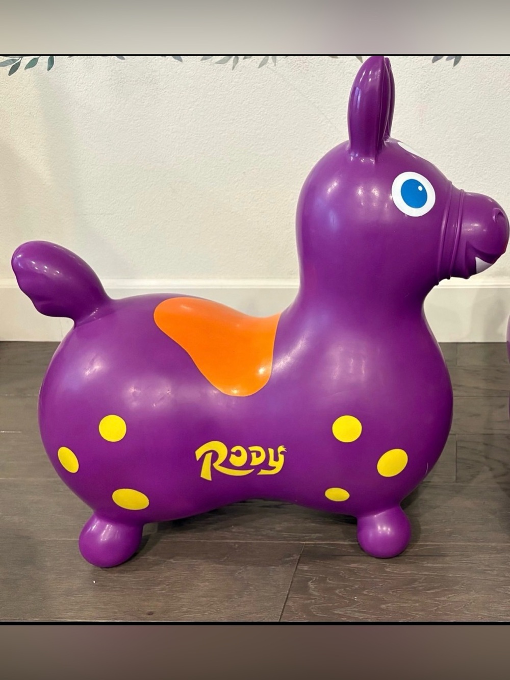 Rody Inflatable Bounce Purple Horse - Air pump Included
